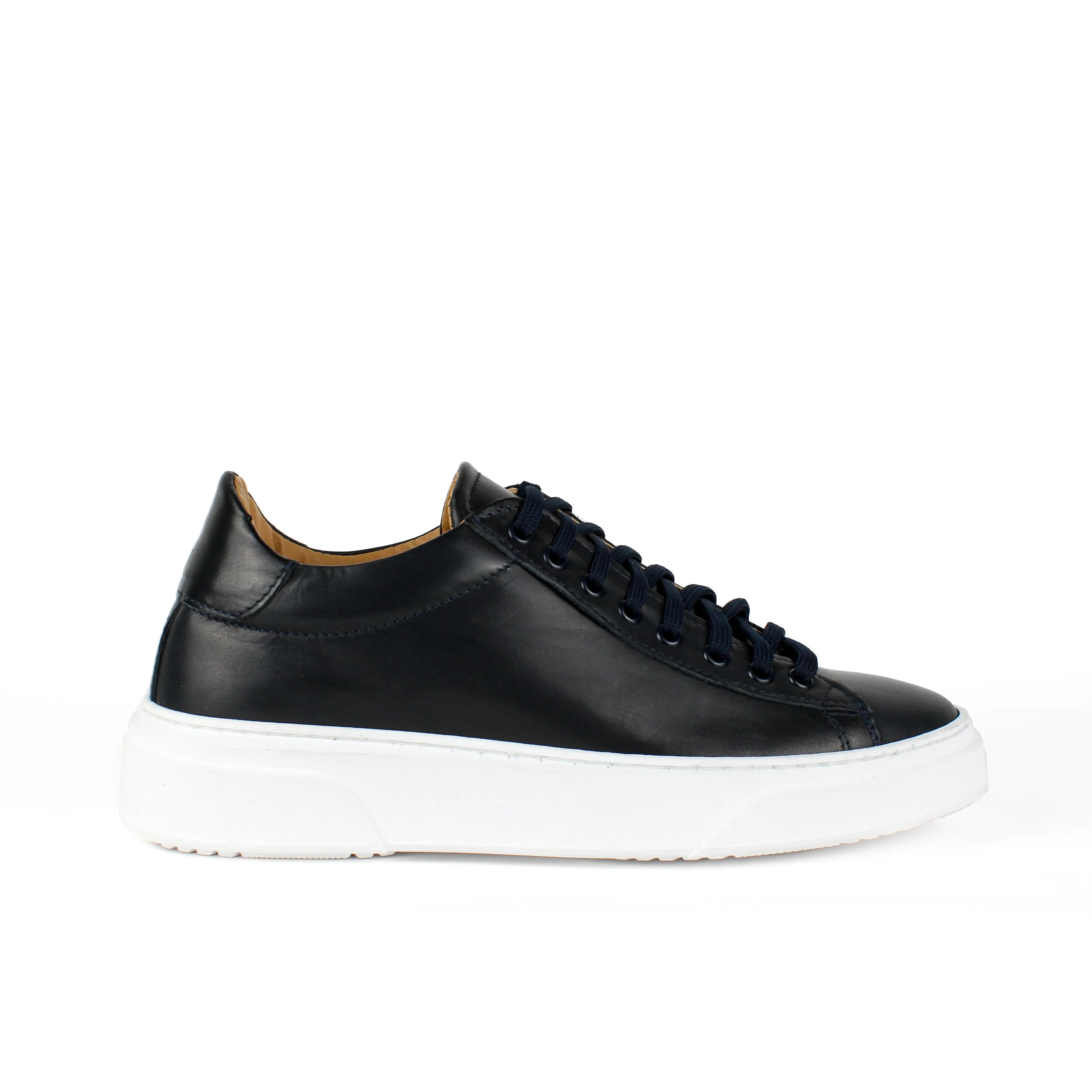 Zapatillas Londres de piel azul