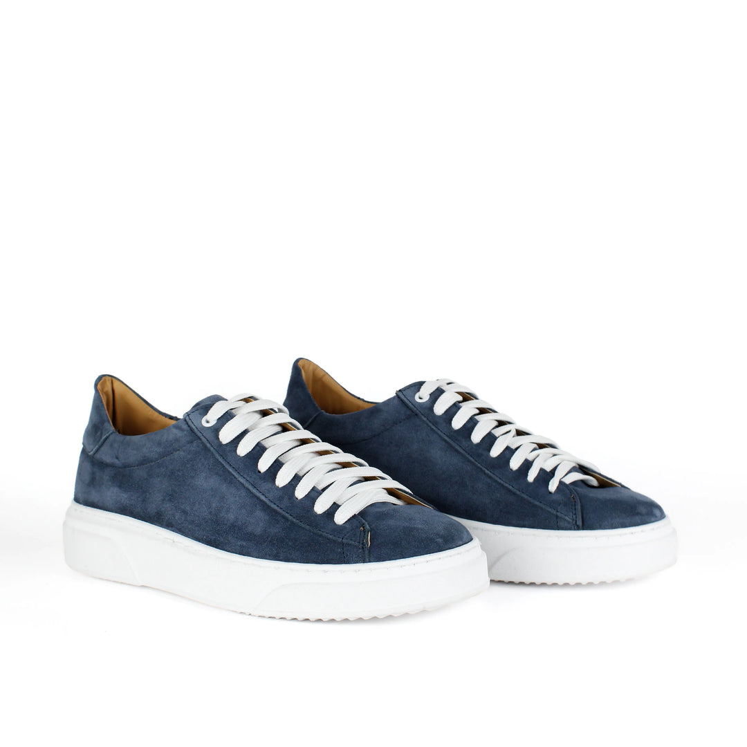 Zapatillas Londres de ante vaquero