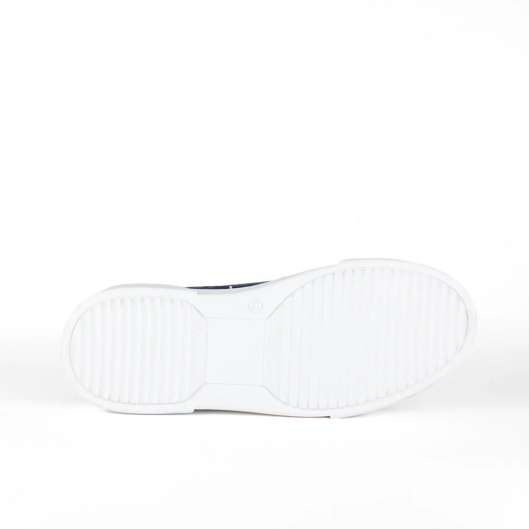 Zapatillas Londres de ante vaquero