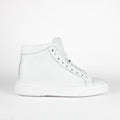 Zapatillas 170 de piel blanca