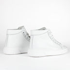 Zapatillas 170 de piel blanca
