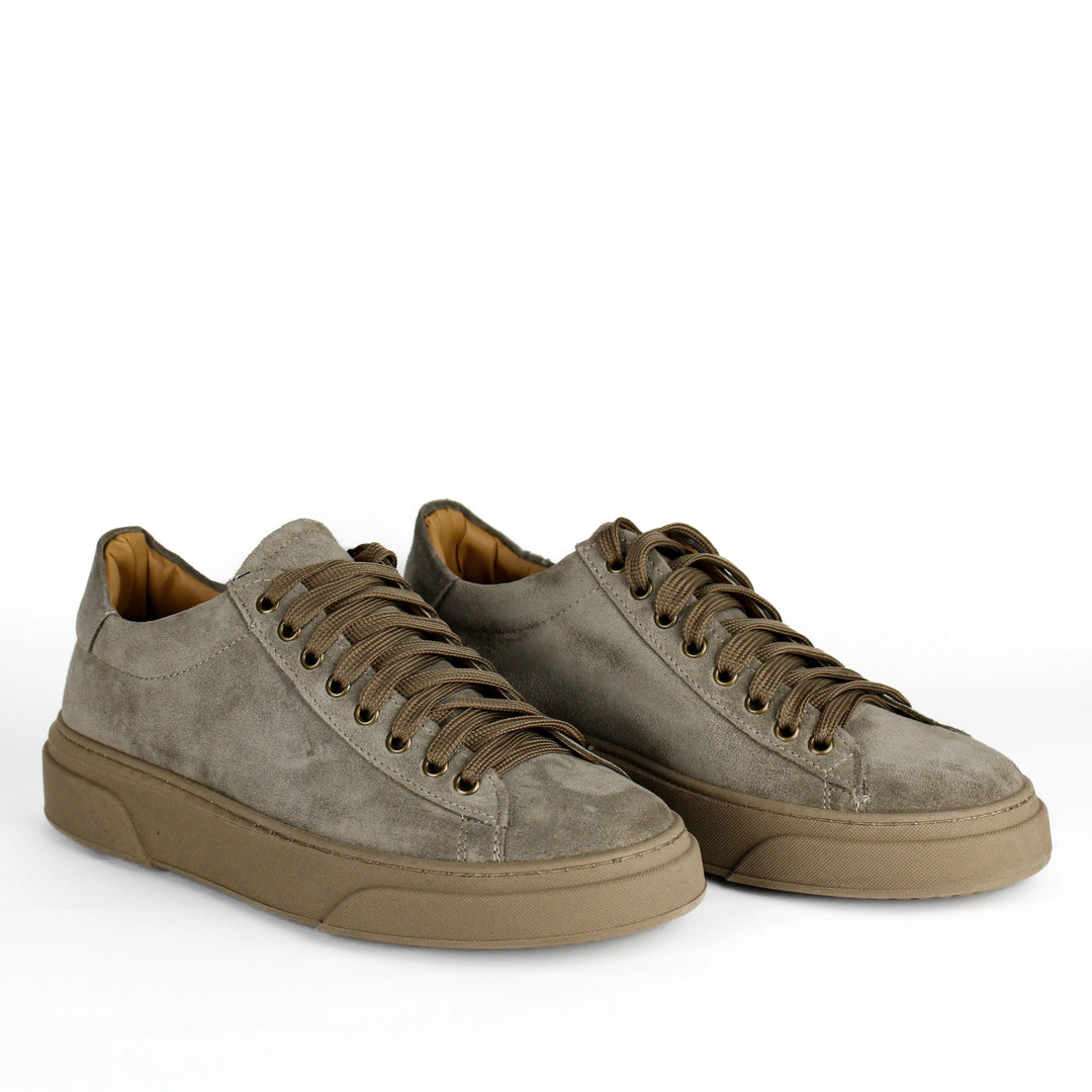 Zapatillas Londres de ante color topo