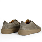 Zapatillas Londres de ante color topo