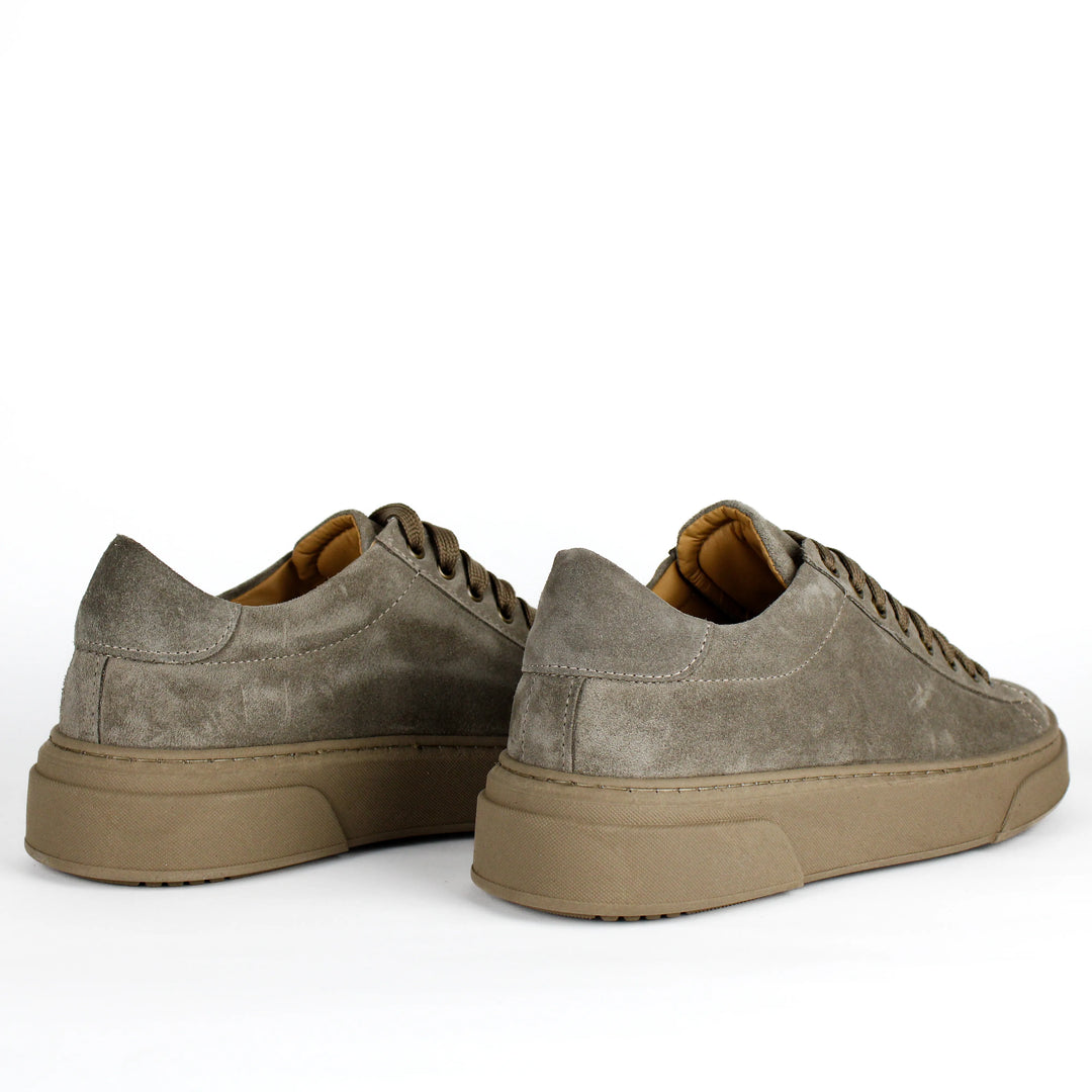 Zapatillas Londres de ante color topo