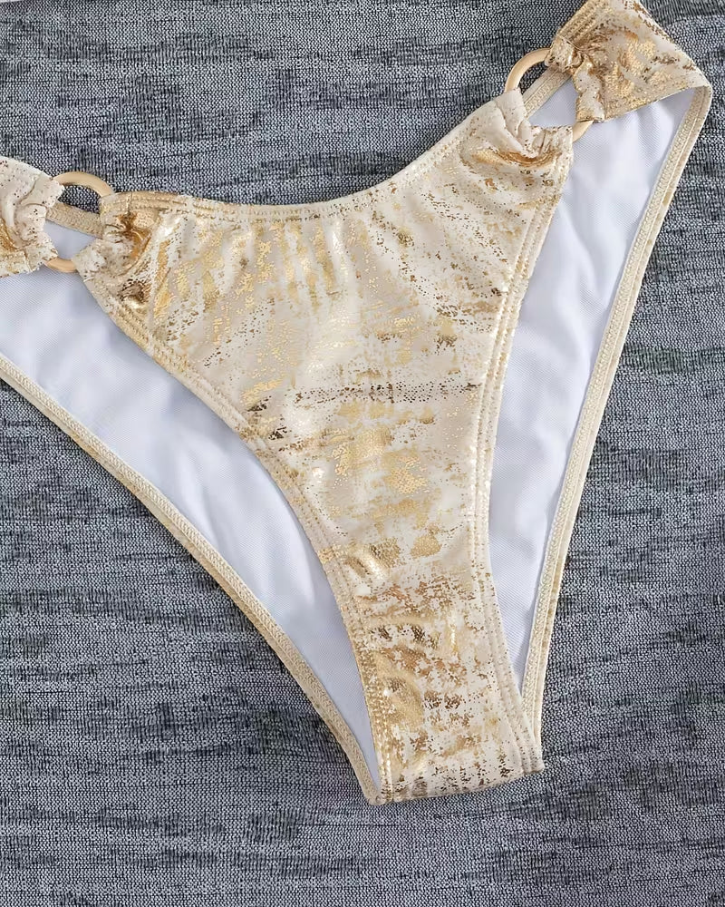 Diseño de Bikini con Cierre Metálico