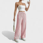 Maria - Pantalones anchos y cómodos con detalles elegantes