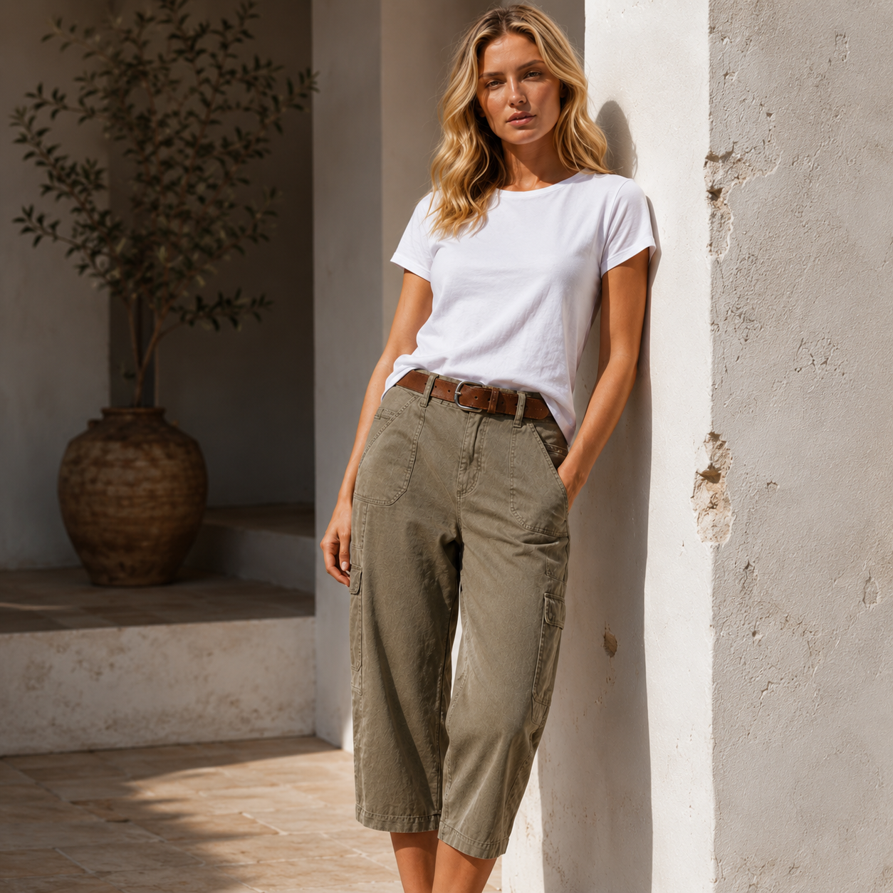 Luna | Pantalones capri mujer