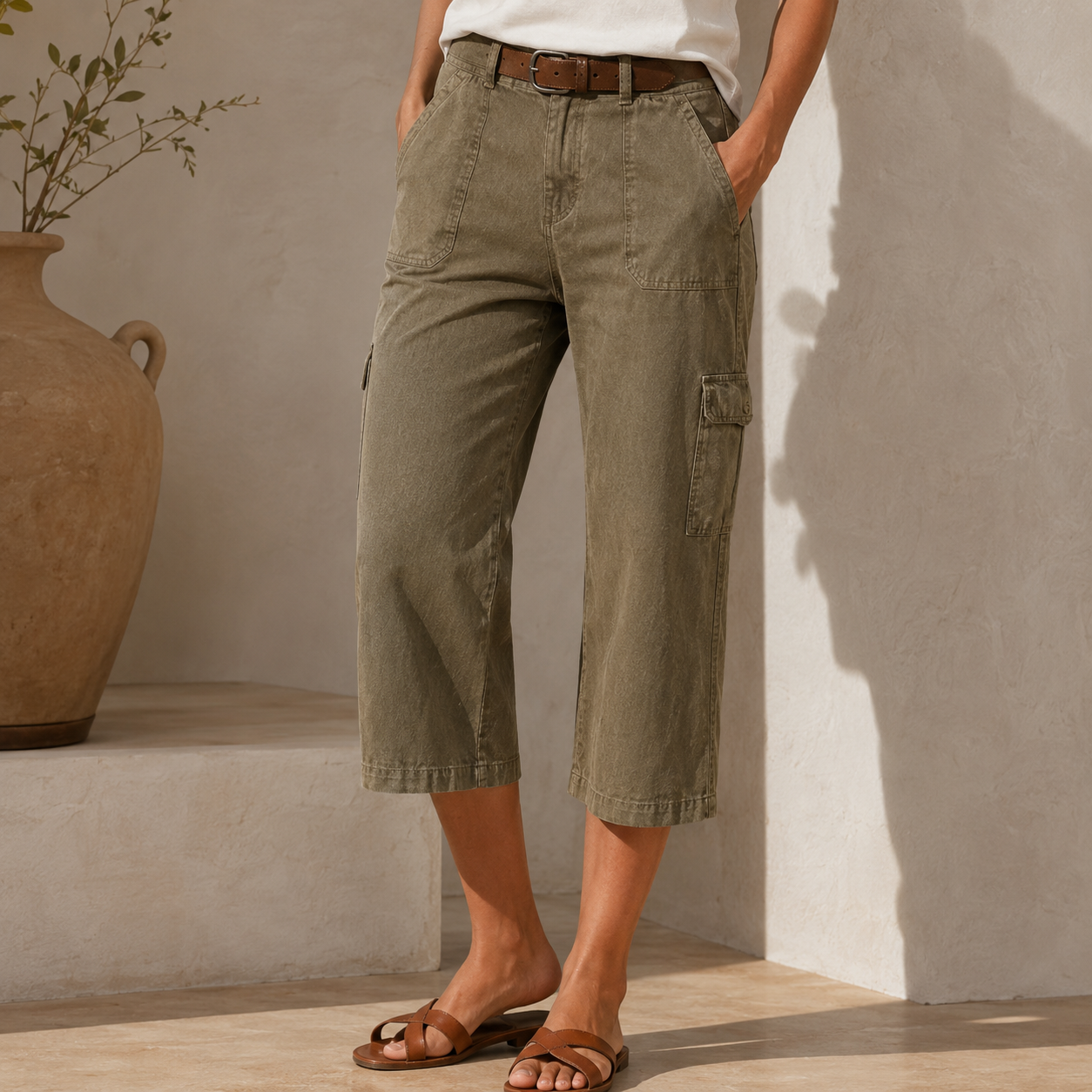 Luna | Pantalones capri mujer