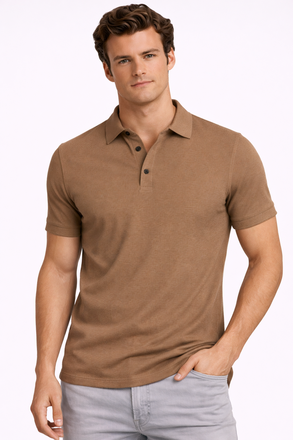 Polo de punto piqué