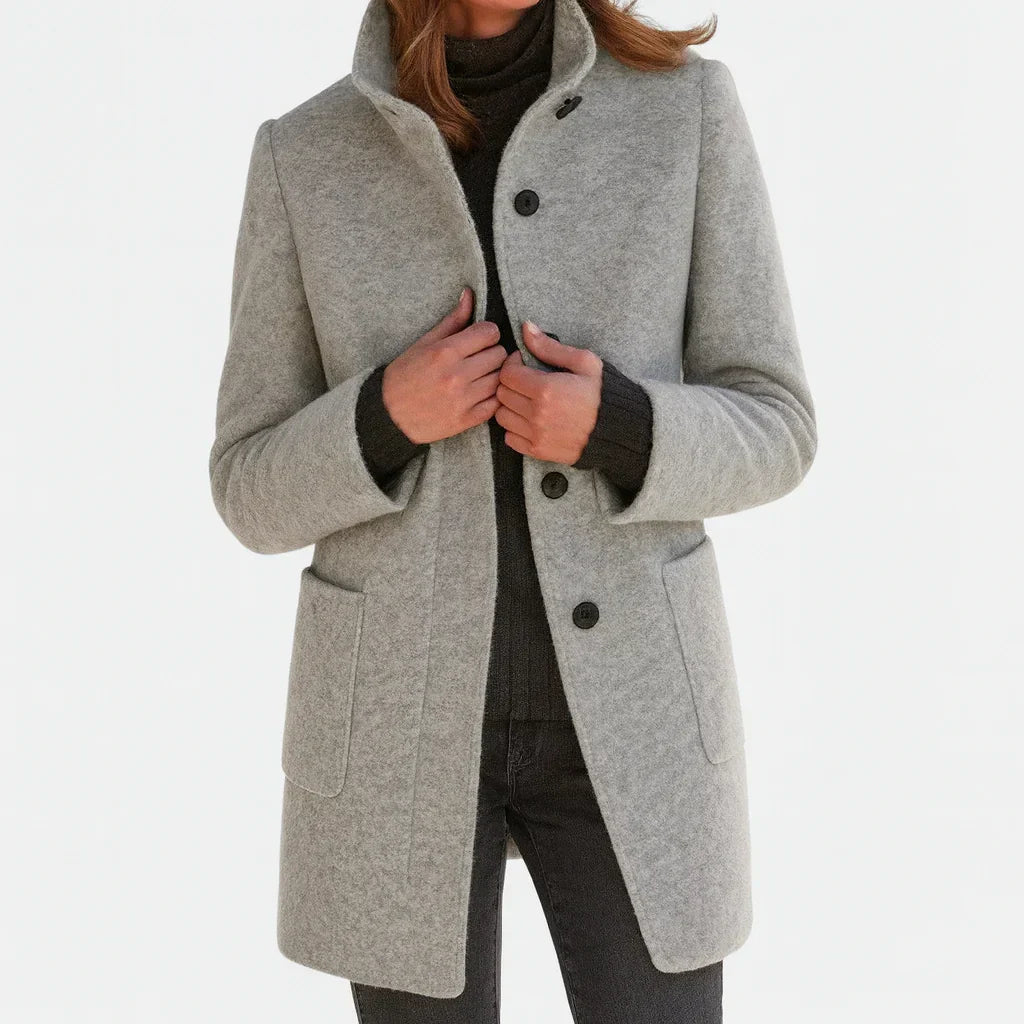 Tessa - Chaqueta de Mujer con Cuello Alto