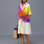 Naomi | Vestido midi cuidado y estiloso
