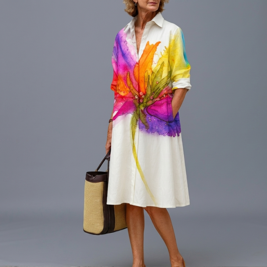 Naomi | Vestido midi cuidado y estiloso