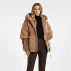 LENA | Chaqueta de plumas elegante con capucha