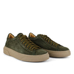 Zapatillas Londres de ante verde