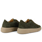Zapatillas Londres de ante verde