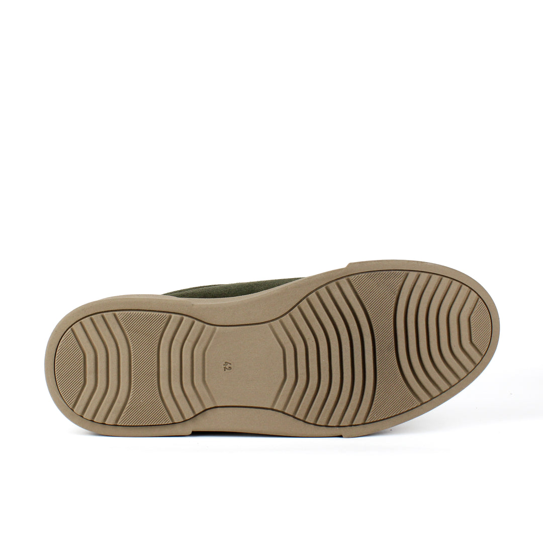 Zapatillas Londres de ante verde