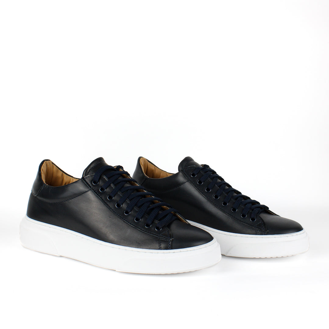 Zapatillas Londres de piel azul