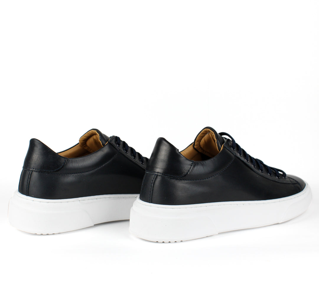 Zapatillas Londres de piel azul