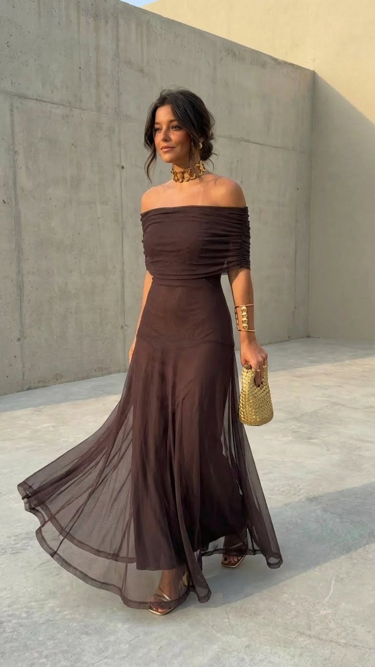 GIORGINA - Vestido largo de diseño