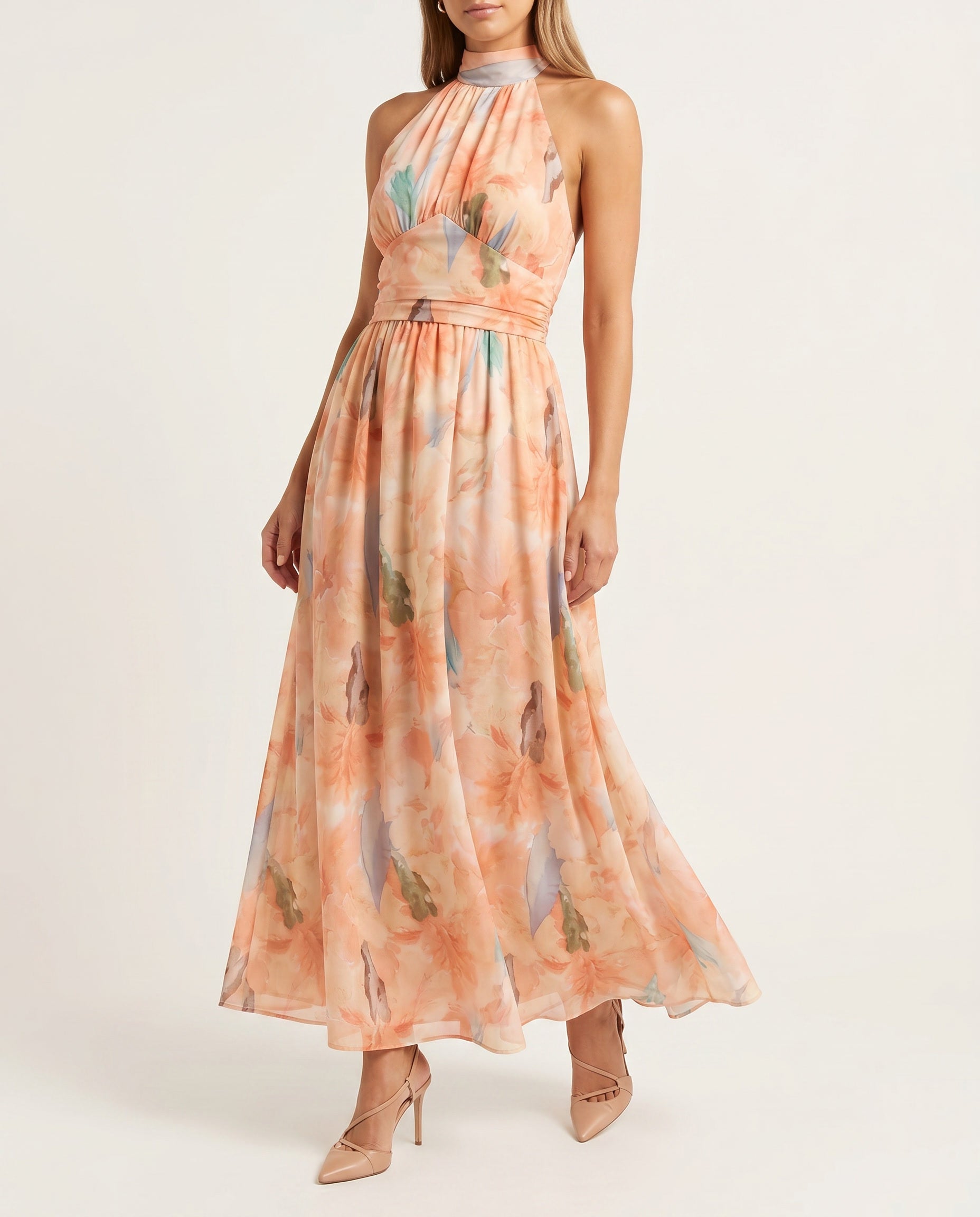 Lucia | Vestido Peach Hour