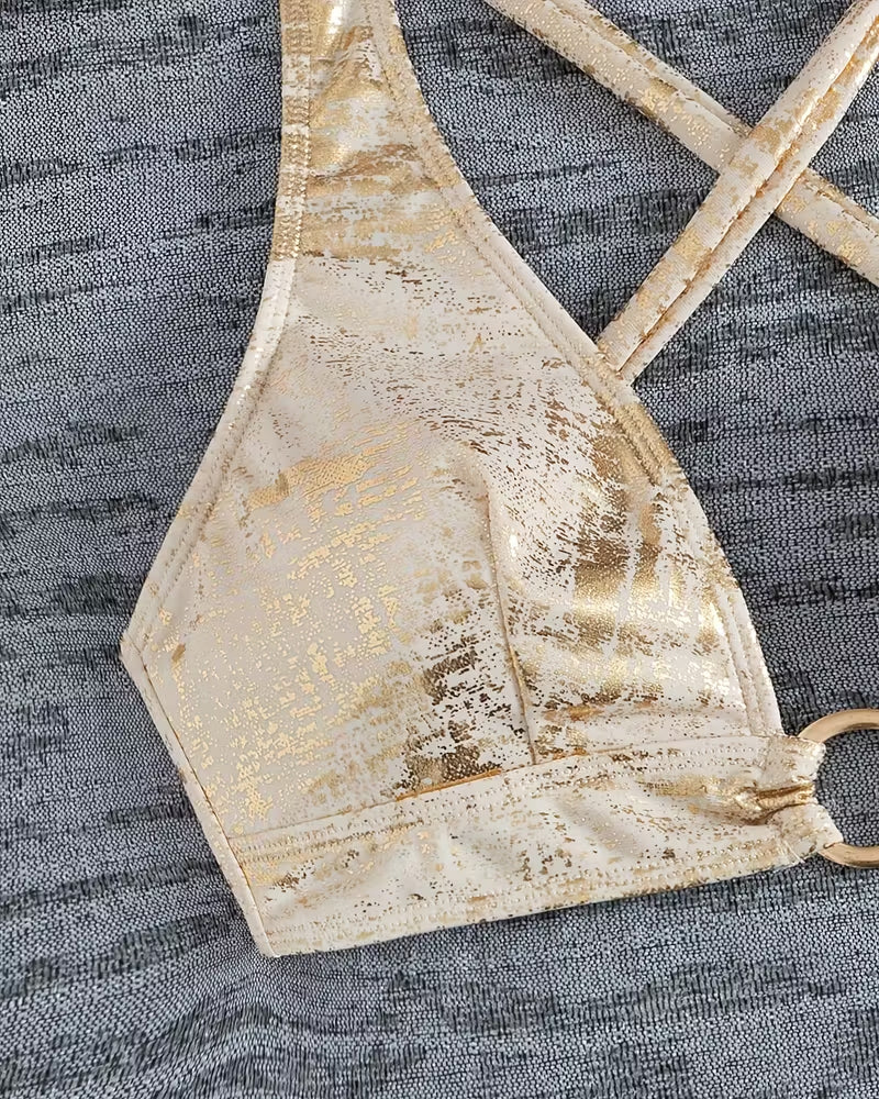 Diseño de Bikini con Cierre Metálico