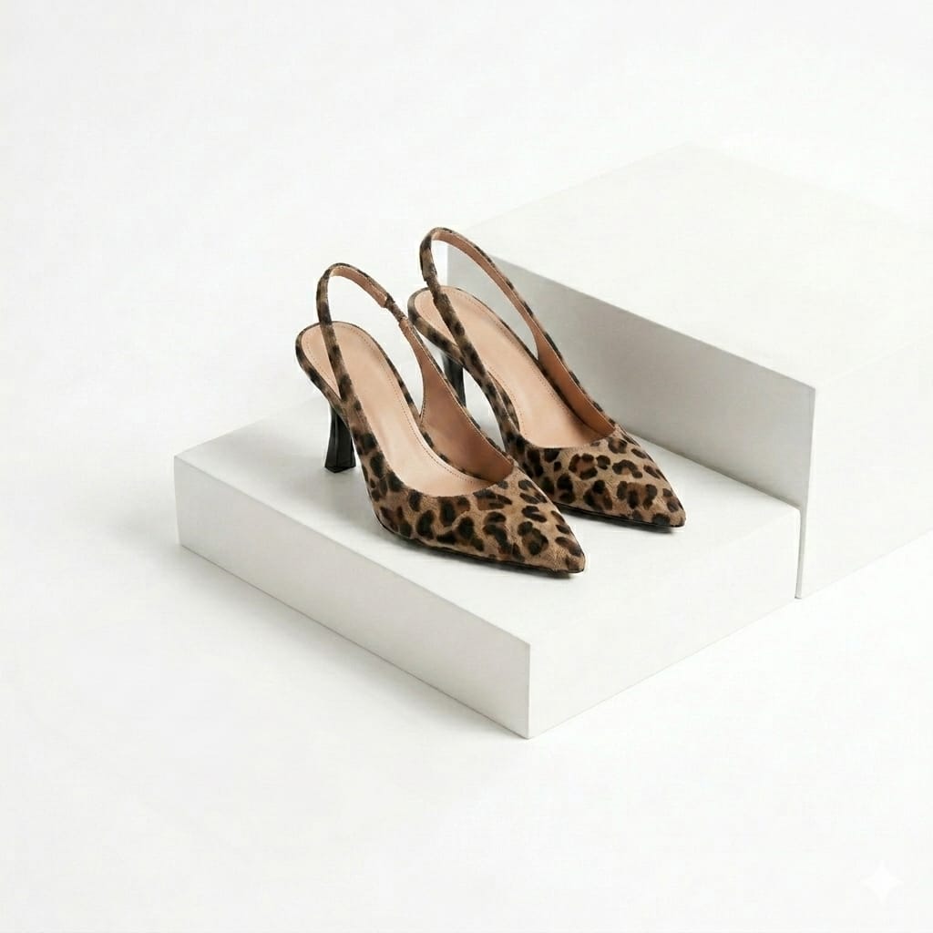 Isabella | Zapatos de tacón D’Orsay™ con estampado de leopardo