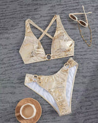 Diseño de Bikini con Cierre Metálico