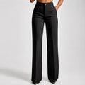 Pantalones de traje de mujer con cintura alta