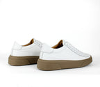 Zapatillas Londres de piel blanca