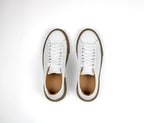 Zapatillas Londres de piel blanca
