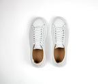 Zapatillas Londres de piel blanca