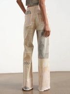 Alma | Jeans anchos rectos diseño Vintage