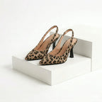 Isabella | Zapatos de tacón D’Orsay™ con estampado de leopardo