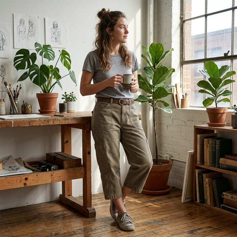 Luna | Pantalones capri mujer